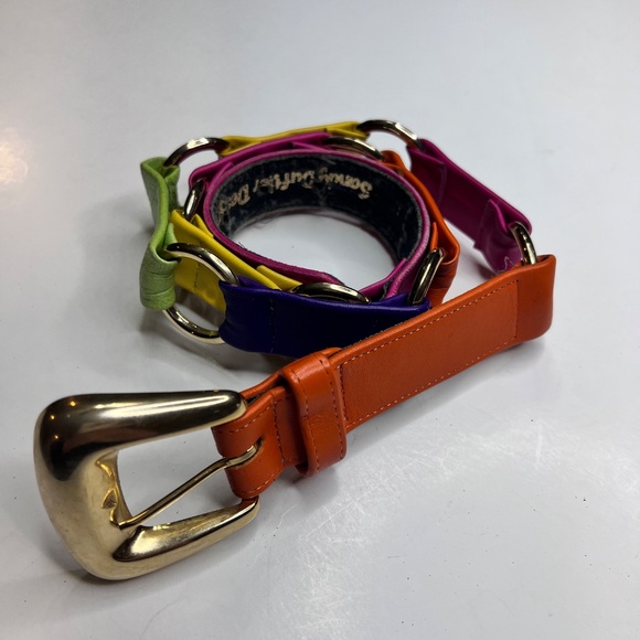 Sandy Duftler Designs Gold Link Multicolor Vintage Belt main image 6